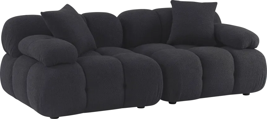 Crianza Black Loveseat