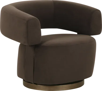 Bohanan Dark Brown Accent Chair