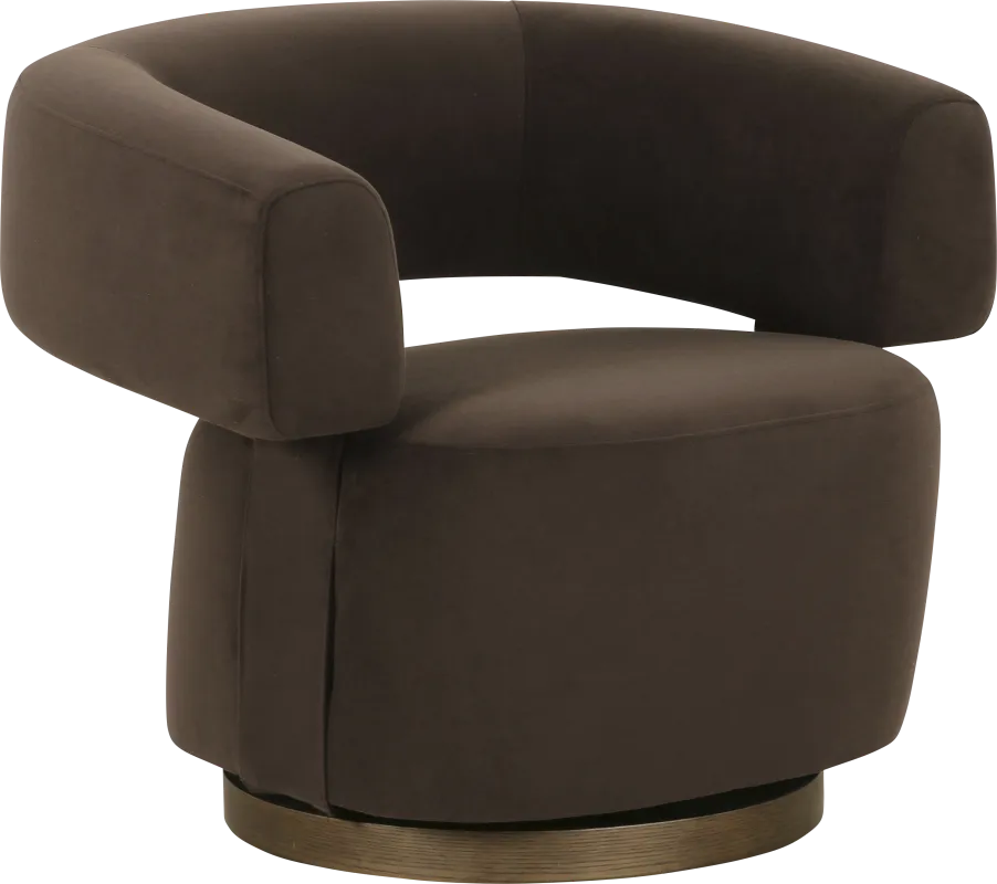 Bohanan Dark Brown Accent Chair