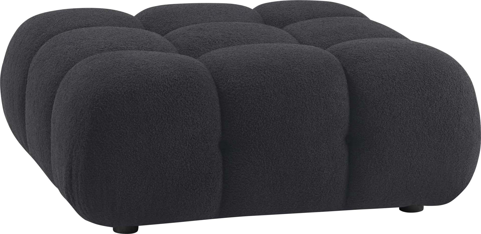 Crianza Black Ottoman - Image 1