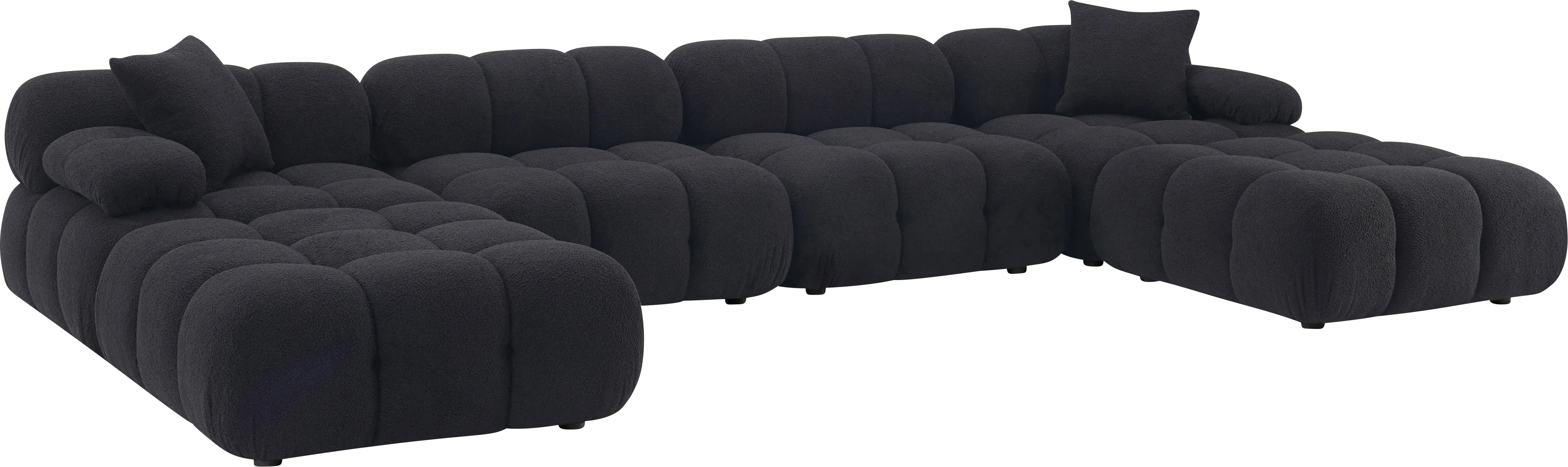 Crianza Black 6 Pc Sectional - Thumbnail - Image 1