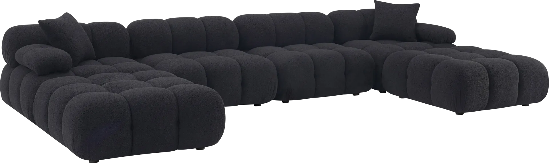 Crianza Black 6 Pc Sectional - Image 1