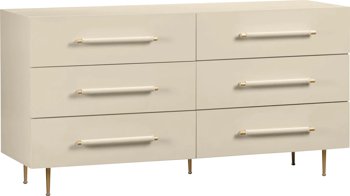 Troperan Taupe Dresser