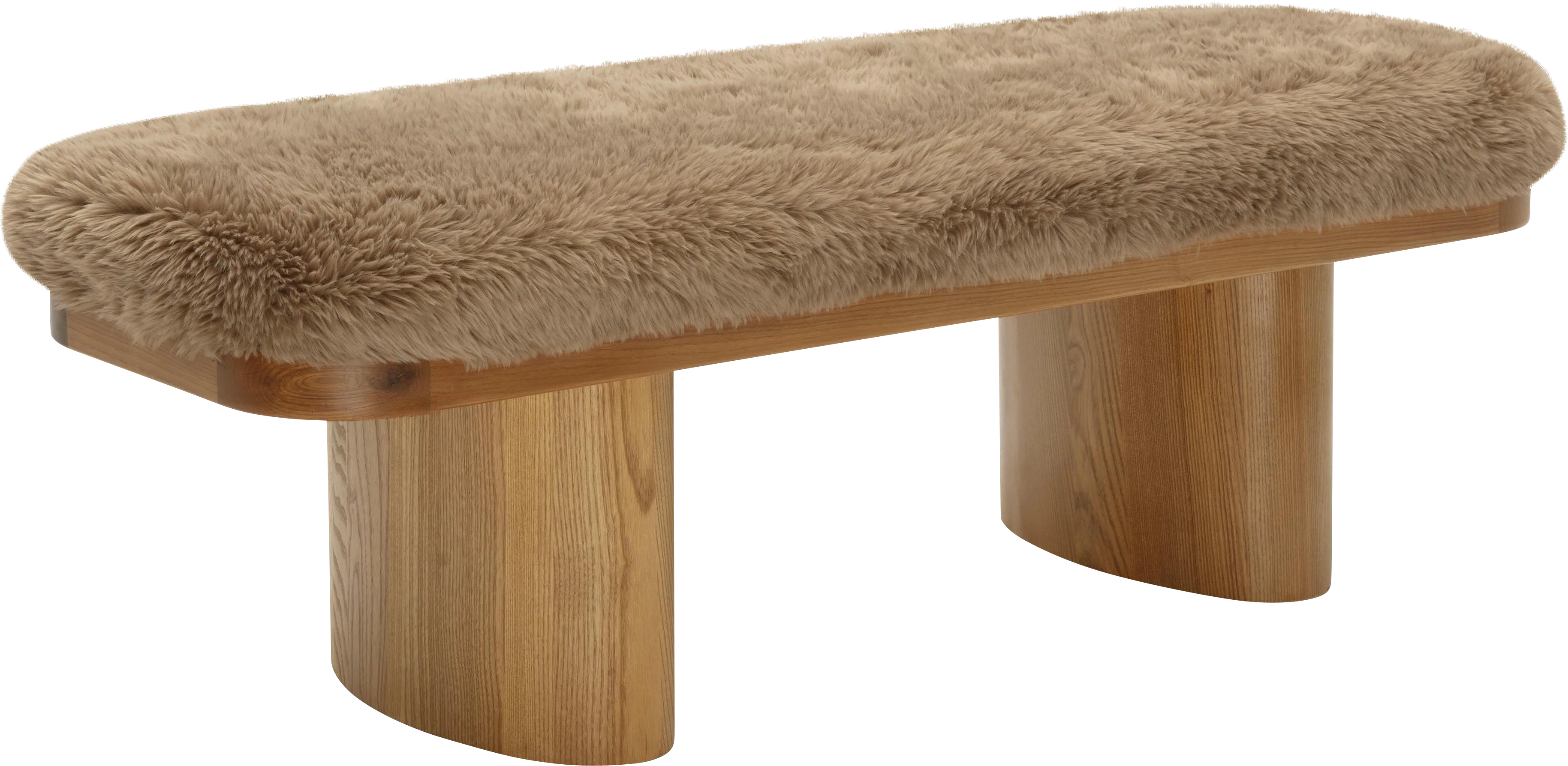Joystonea I Taupe Accent Bench - Thumbnail - Image 1