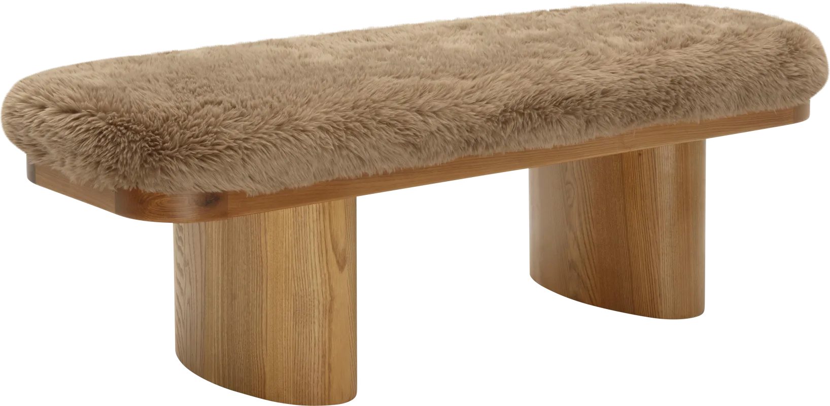 Joystonea I Taupe Accent Bench