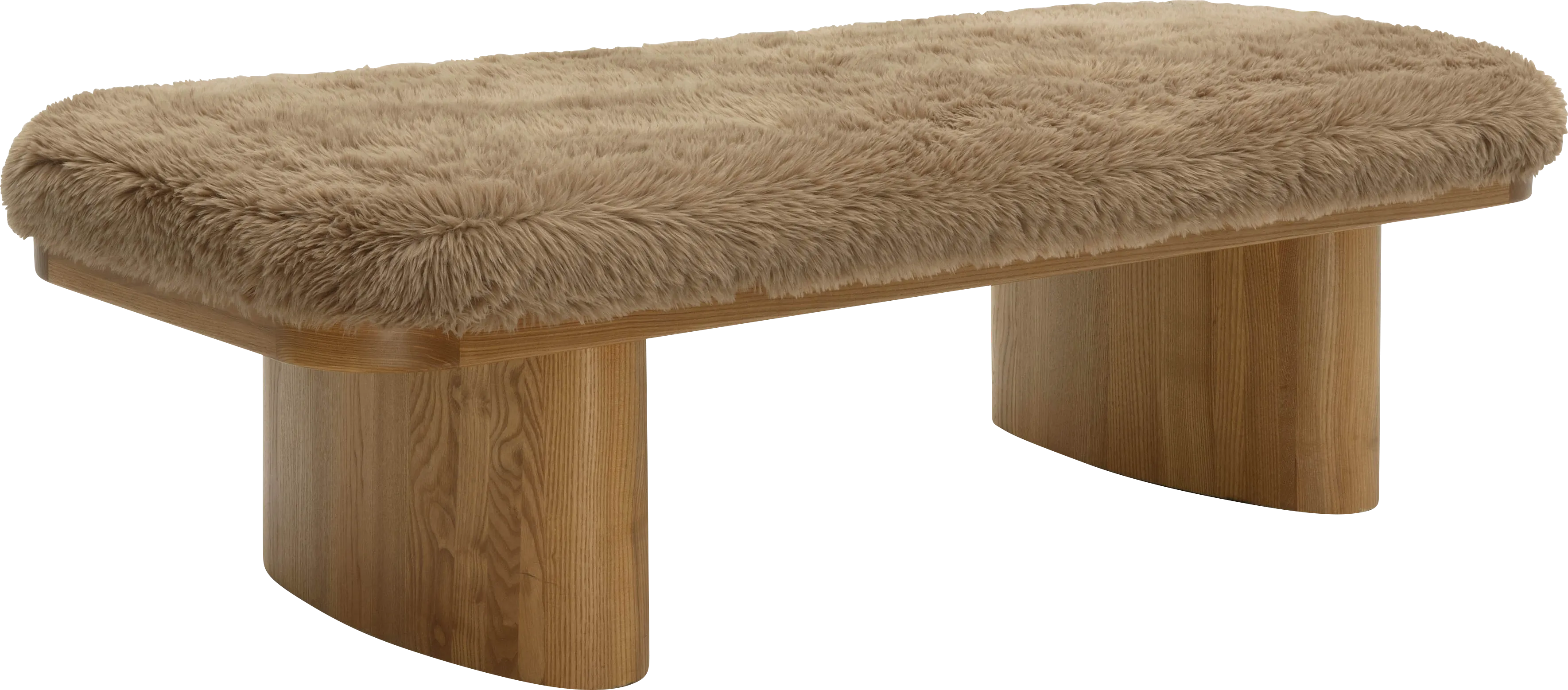 Joystonea II Taupe Accent Bench - Thumbnail - Image 1