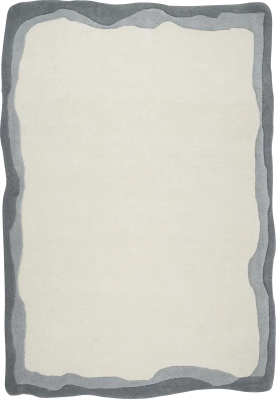 Petalshine Gray 5' x 7' Rug