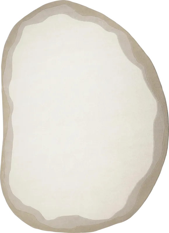 Petalshine Brown 8' x 10' Oval Rug