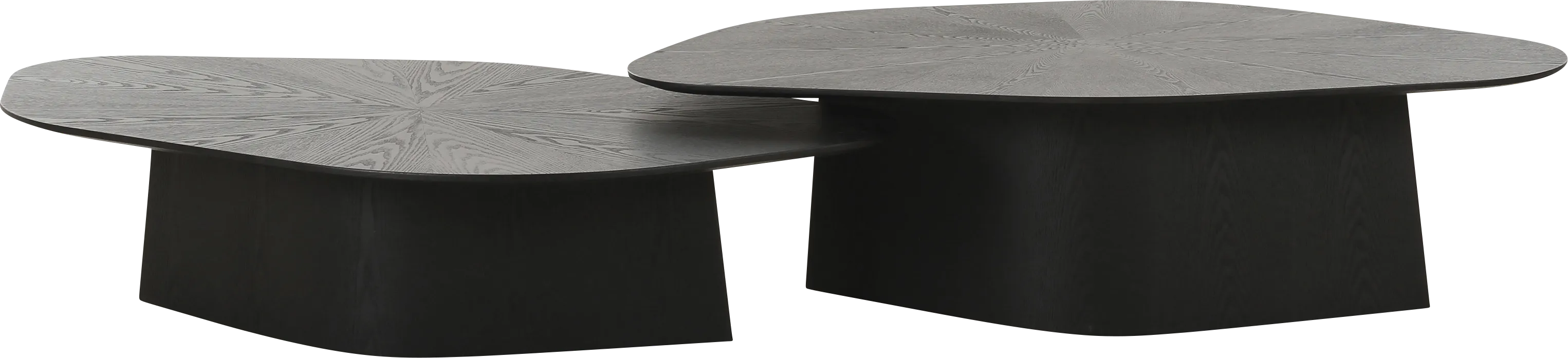 Gangiy III Black Nesting Cocktail Table, Set of 2 - Thumbnail - Image 1