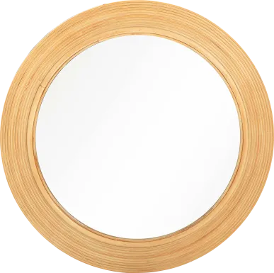 Cambertree Brown Round Mirror