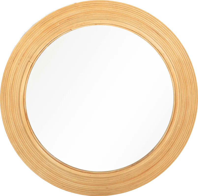 Cambertree Brown Round Mirror