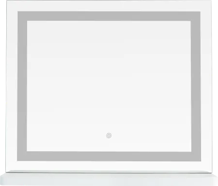 Marshbank I Silver Vanity Mirror