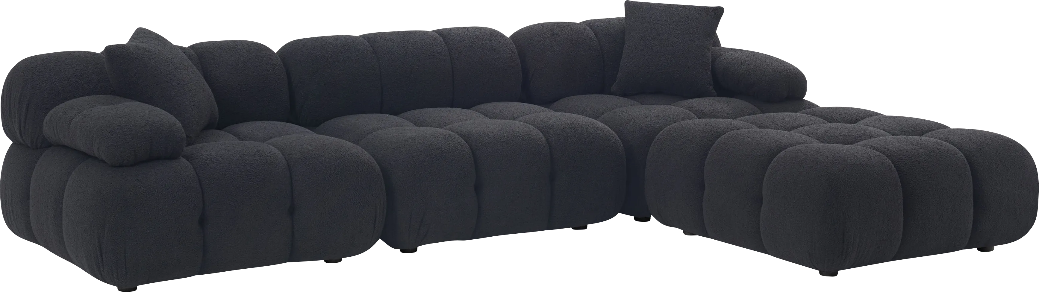 Crianza Black 4 Pc Sectional - Thumbnail - Image 1