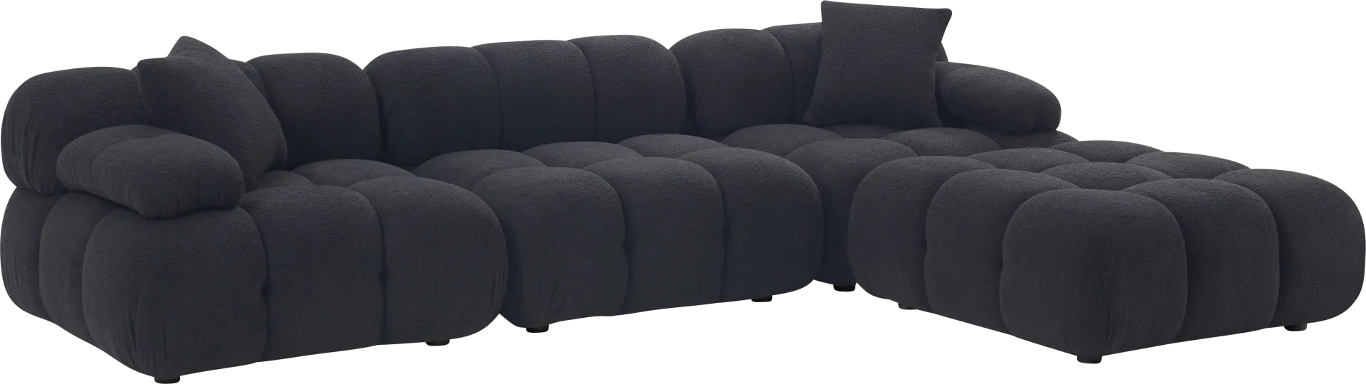 Crianza Black 4 Pc Sectional - Image 1