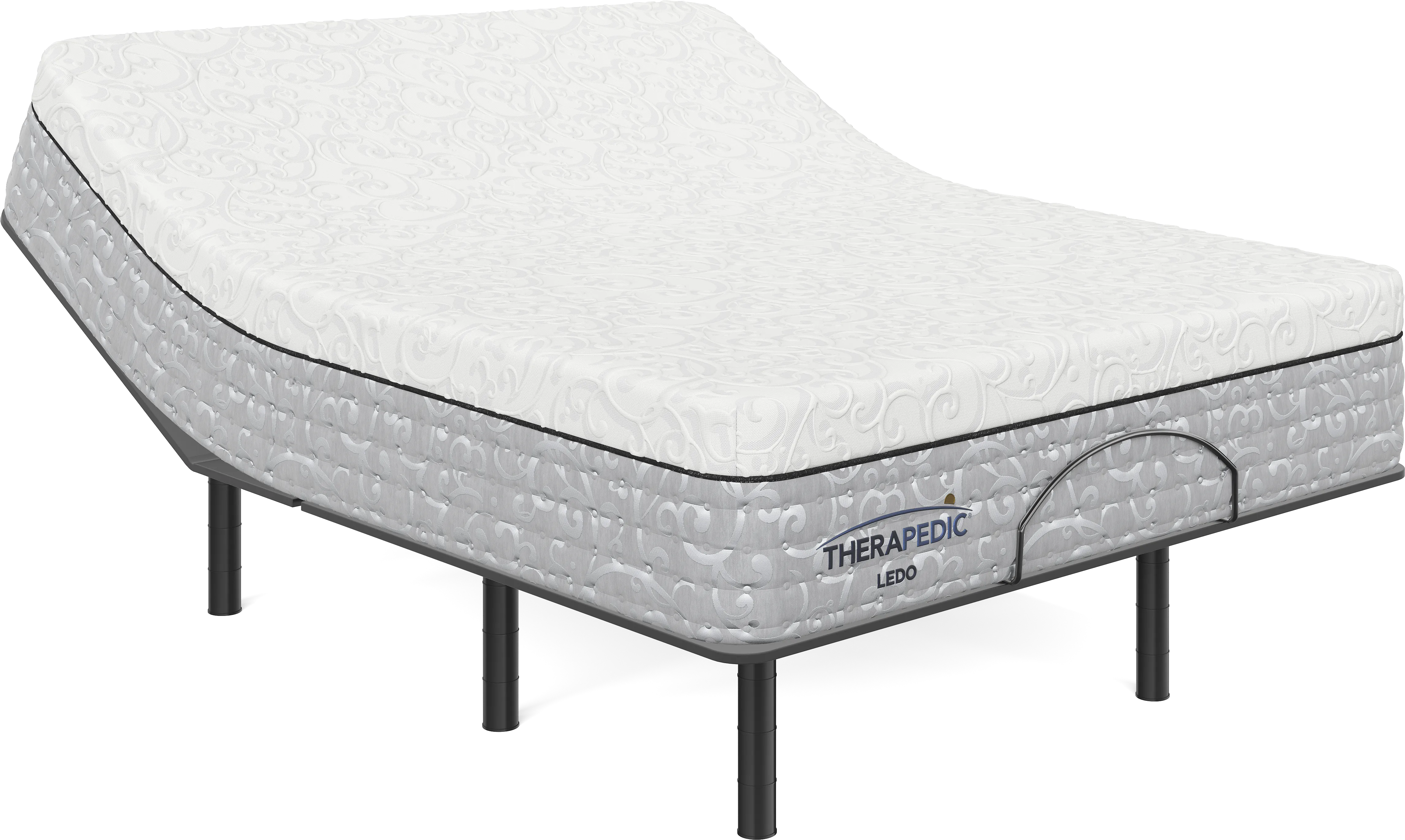 Therapedic Ledo Queen Mattress with Head Up Only Base - Thumbnail - Image 1