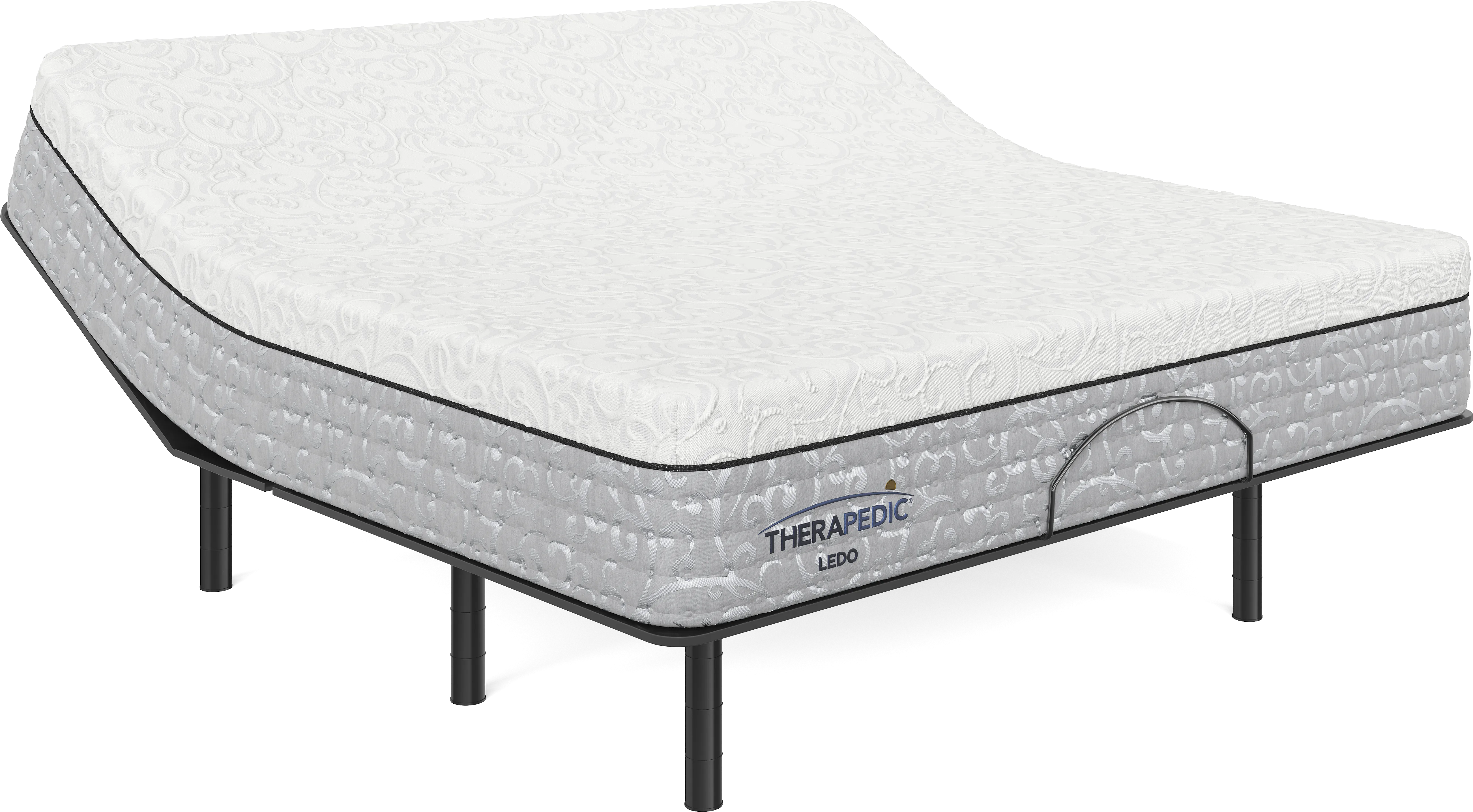 Therapedic Ledo King Mattress with Head Up Only Base - Thumbnail - Image 1
