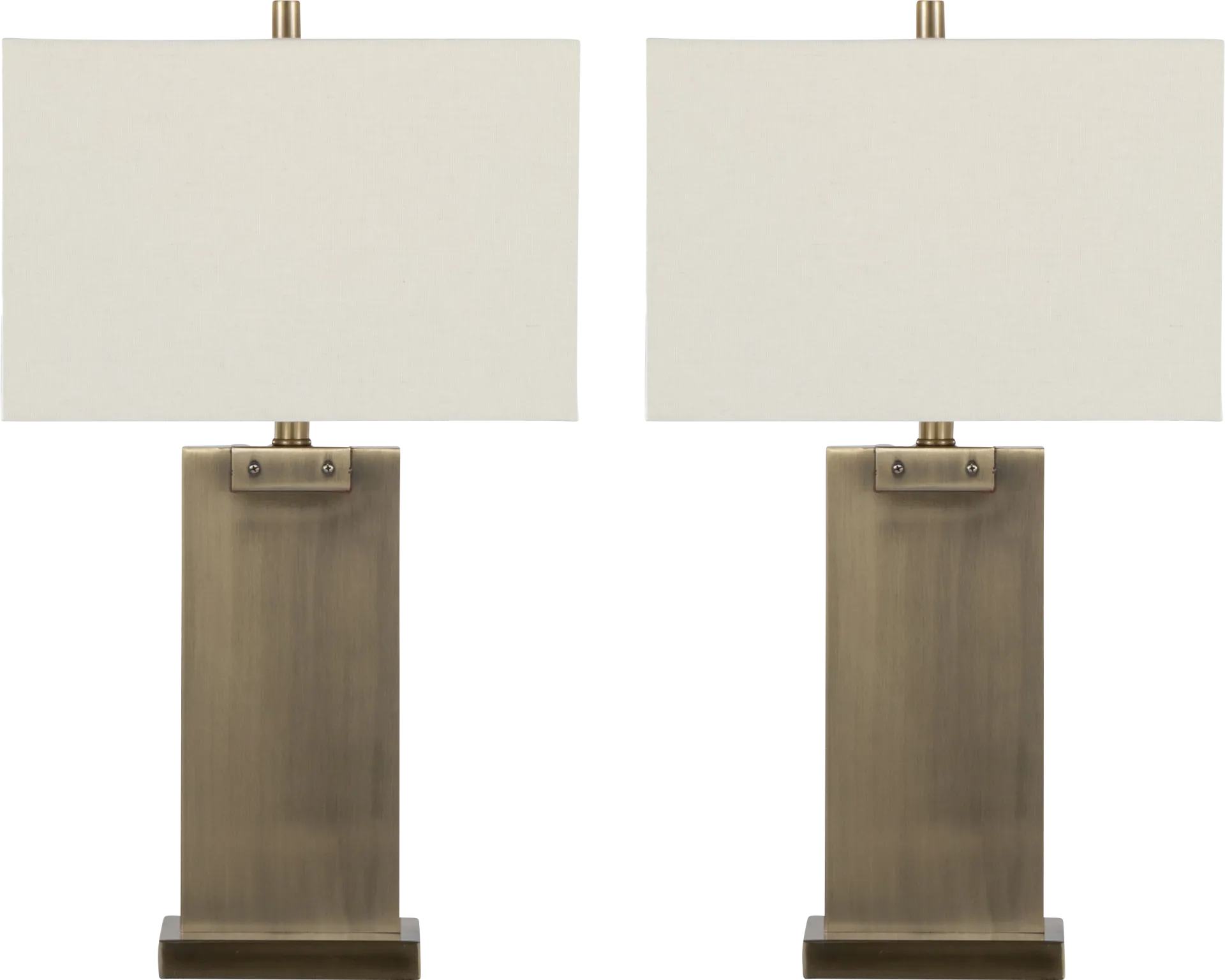 Dalliotte Hollow Brass Lamp, Set of 2 - Image 1