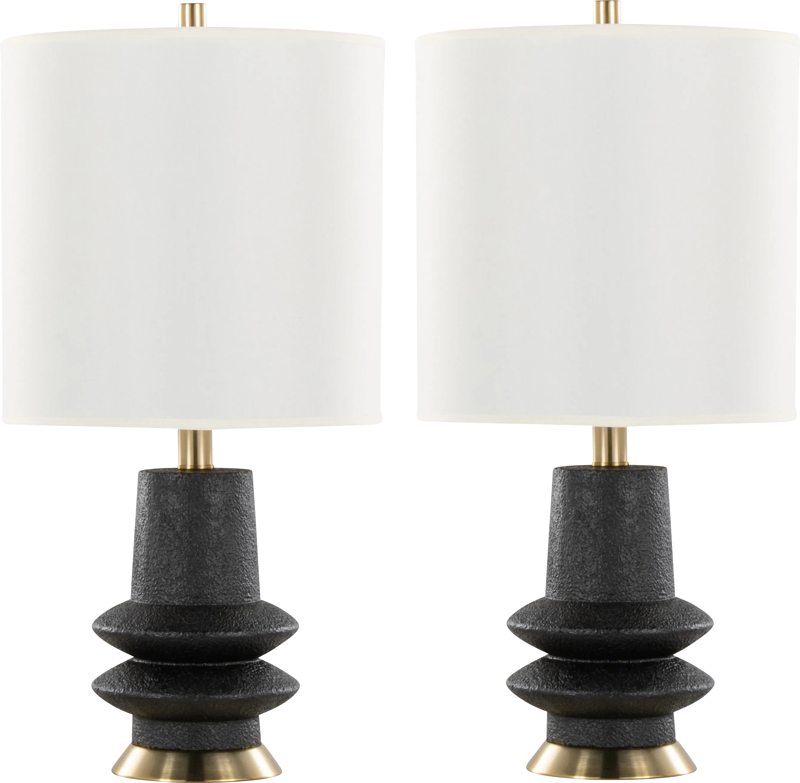 Trombly Lane Black Lamp, Set of 2