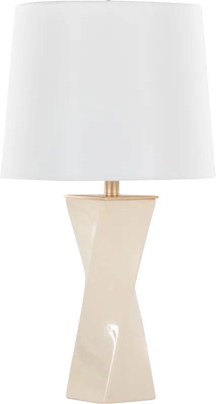Macon Trail Cream Lamp