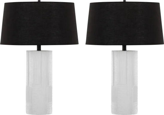 Sloan Estates Cream Lamp, Set of 2