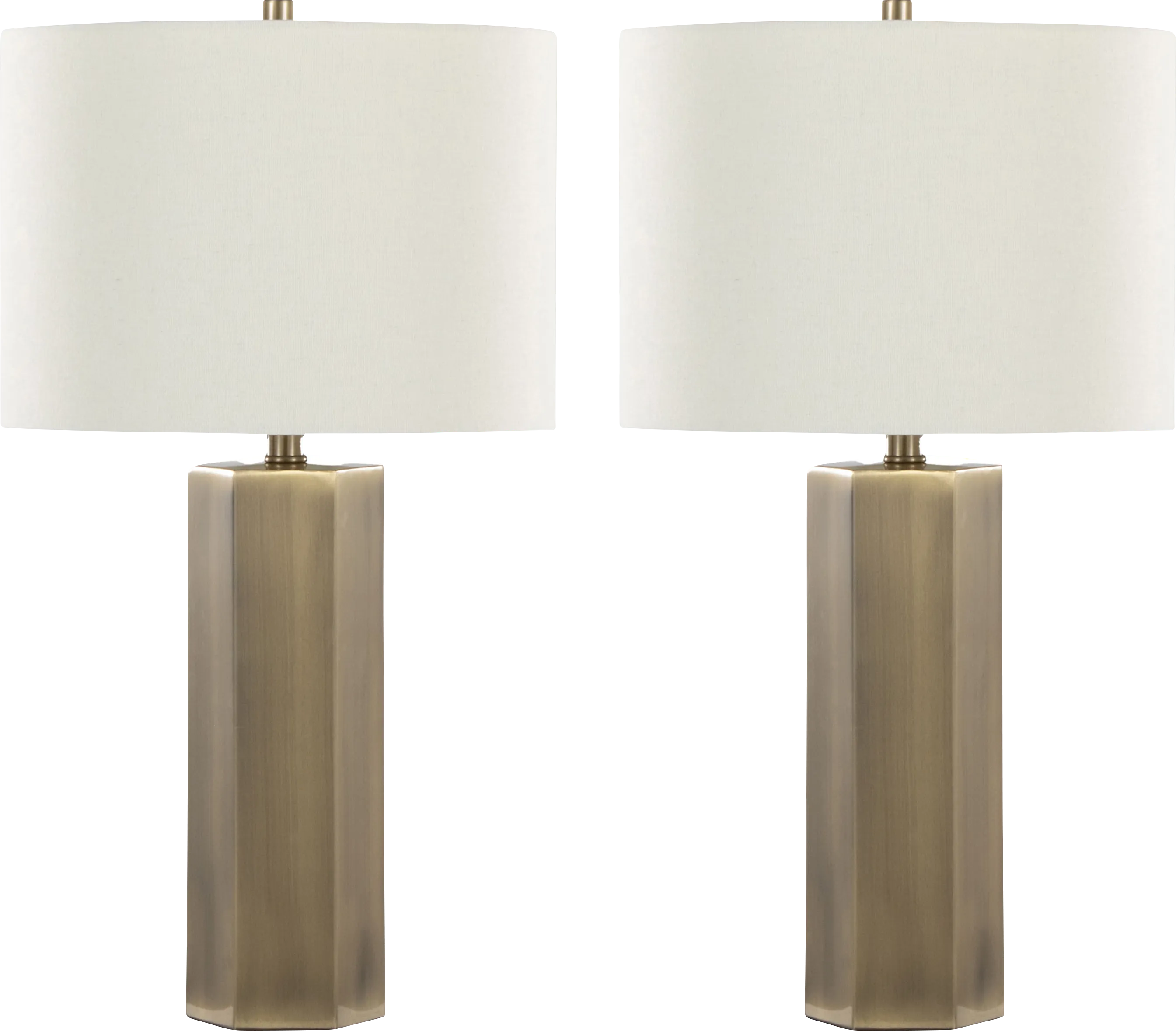 Wykes Isle Brass Lamp, Set of 2 - Thumbnail - Image 1
