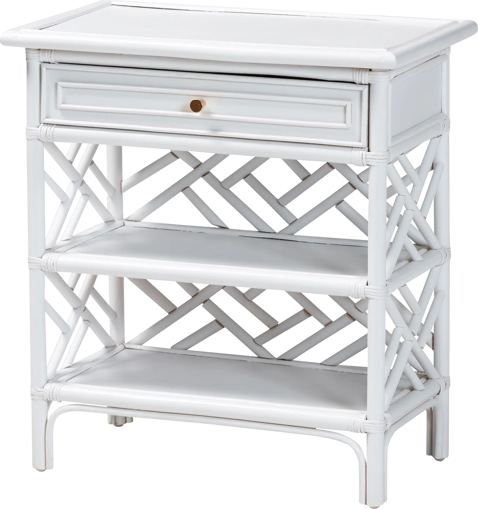 Hogpoly White Nightstand - Thumbnail - Image 1