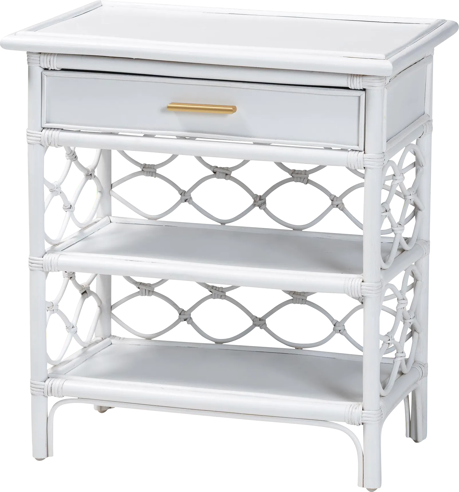 Mazefly White Nightstand - Image 1