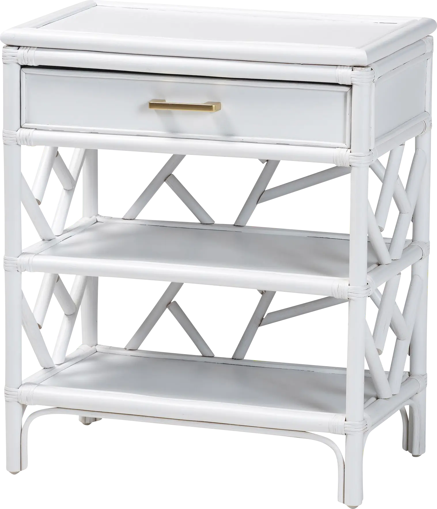 Nightshack White Nightstand