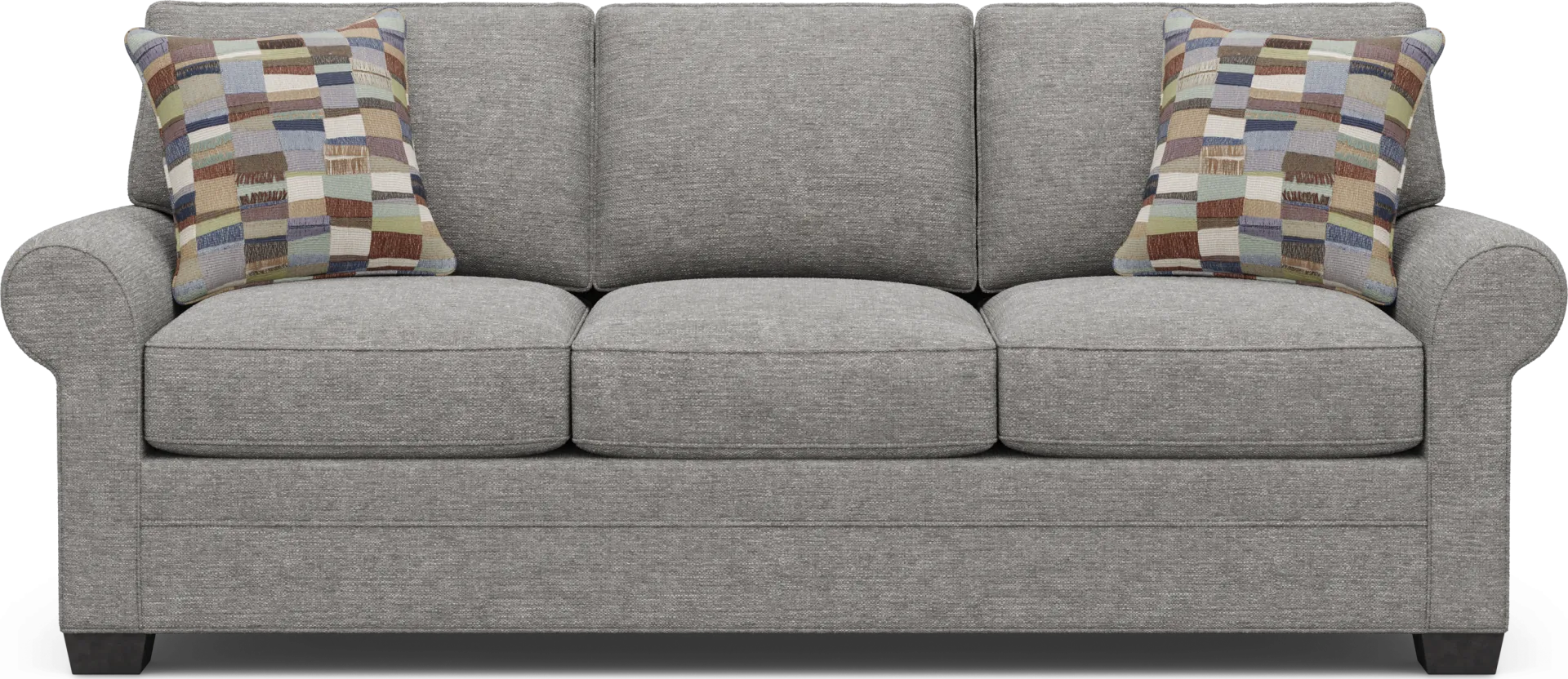 Bellingham Gray Textured 7 Pc Living Room with Sleeper Sofa - Image 2