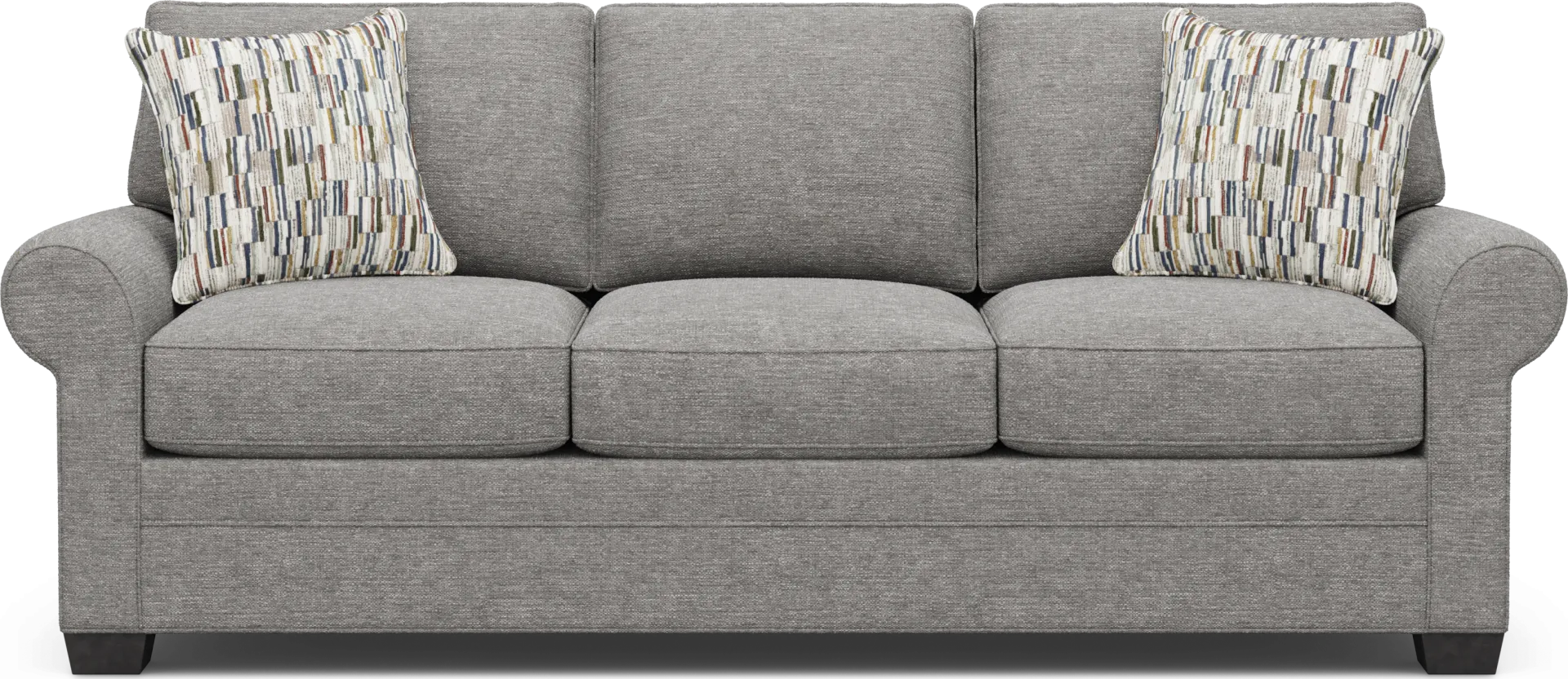 Bellingham Gray Textured Sofa - Image 1