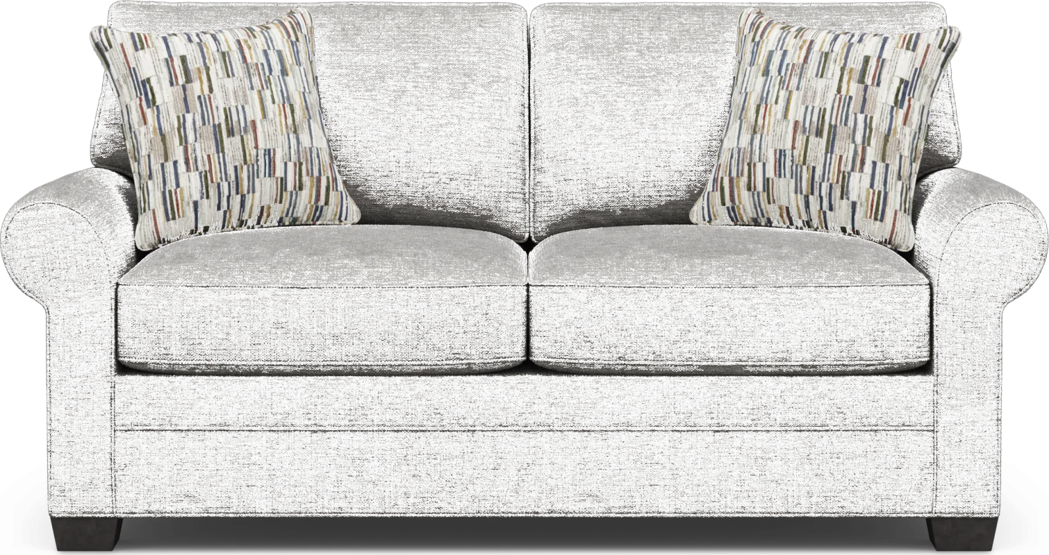 Bellingham Gray Textured Loveseat