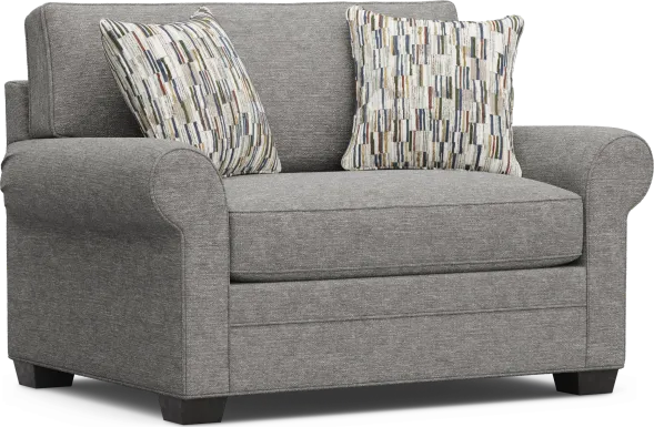 Bellingham Gray Textured Gel Foam Sleeper Chair