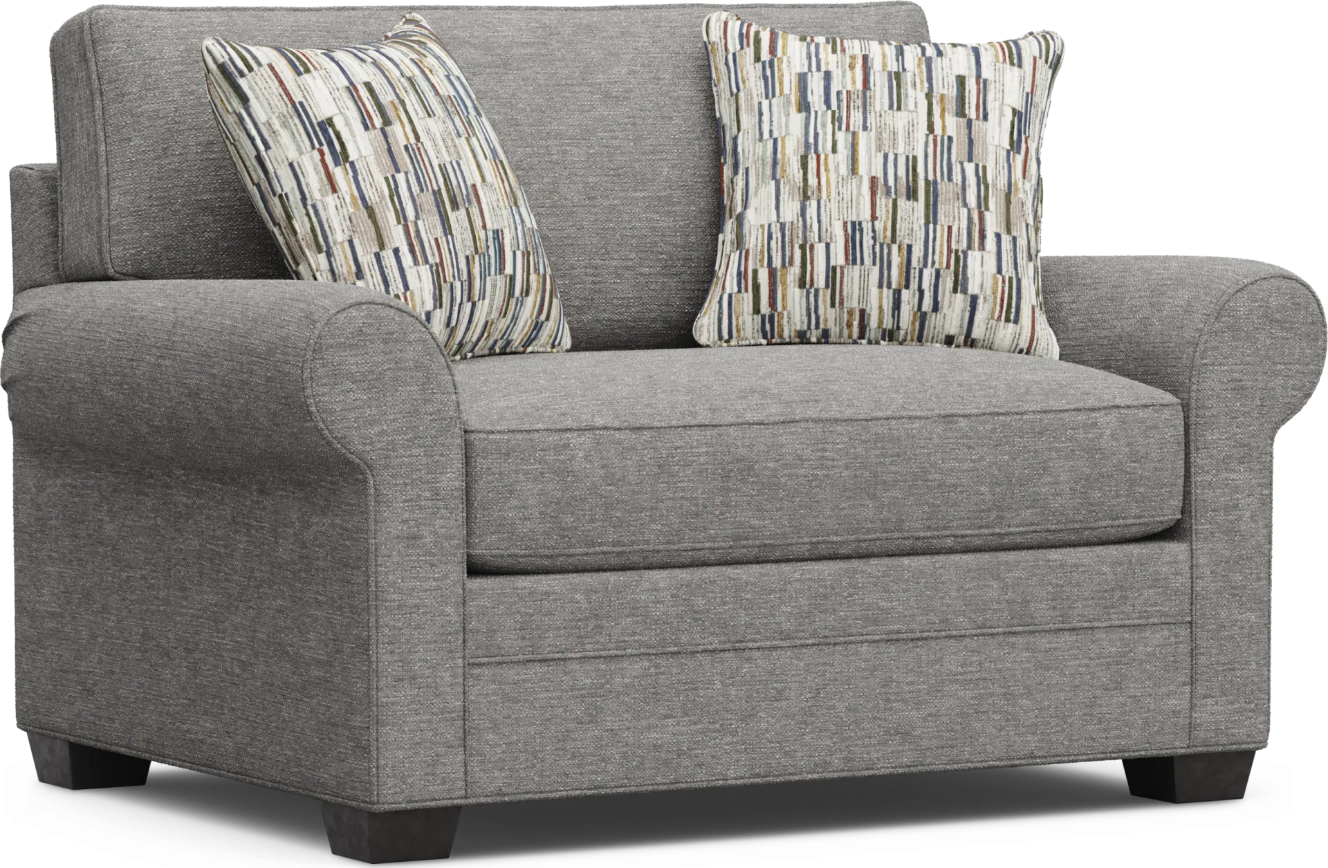 Bellingham Gray Textured Gel Foam Sleeper Chair - Image 1