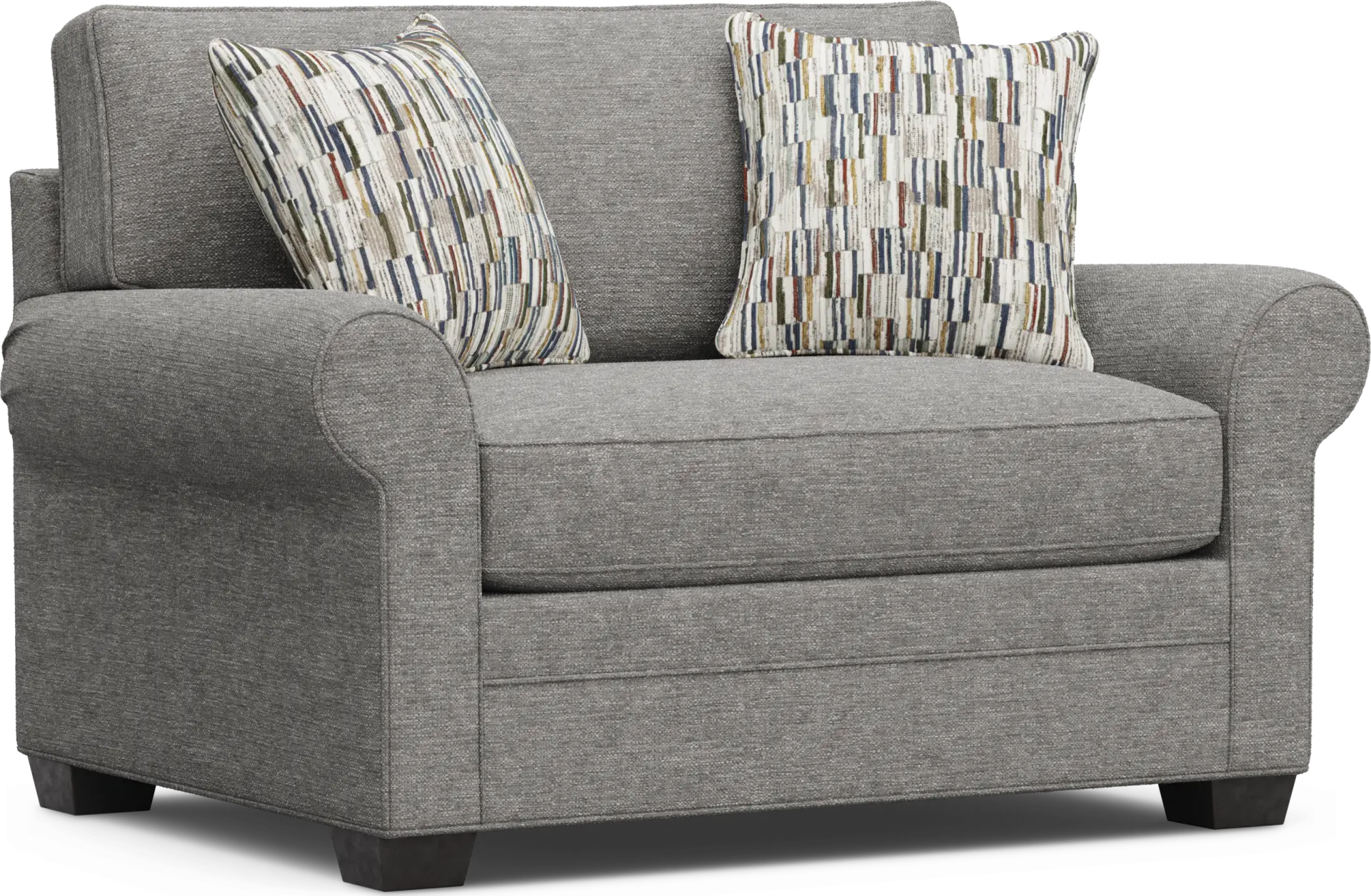 Bellingham Gray Textured Gel Foam Sleeper Chair