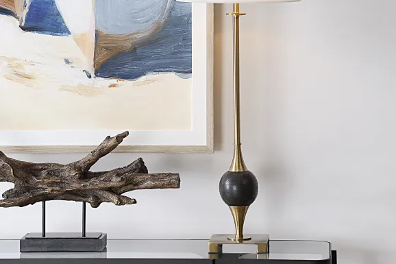 Lasky Bend Brass Lamp