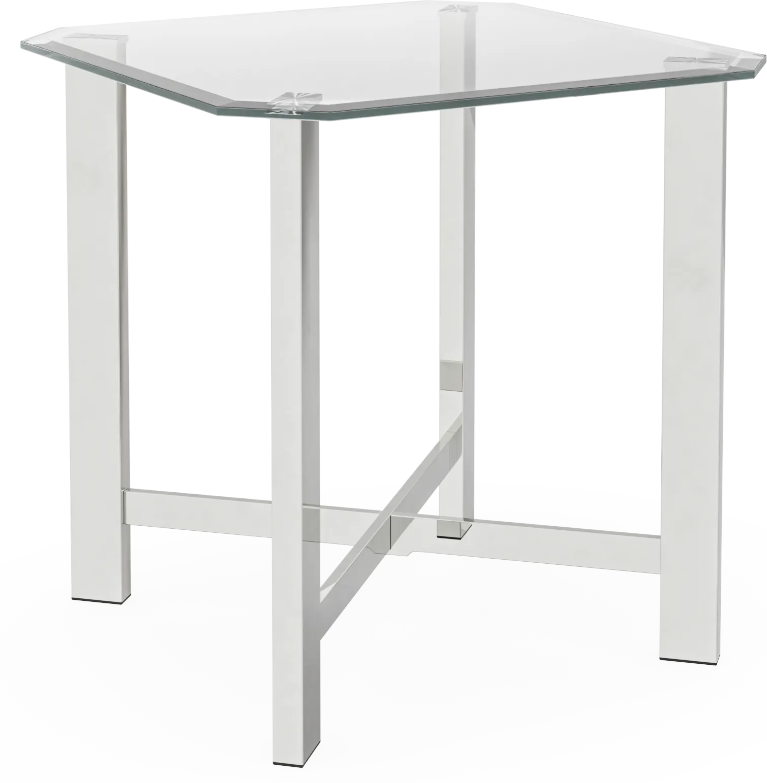 Teagan Silver End Table - Image 1