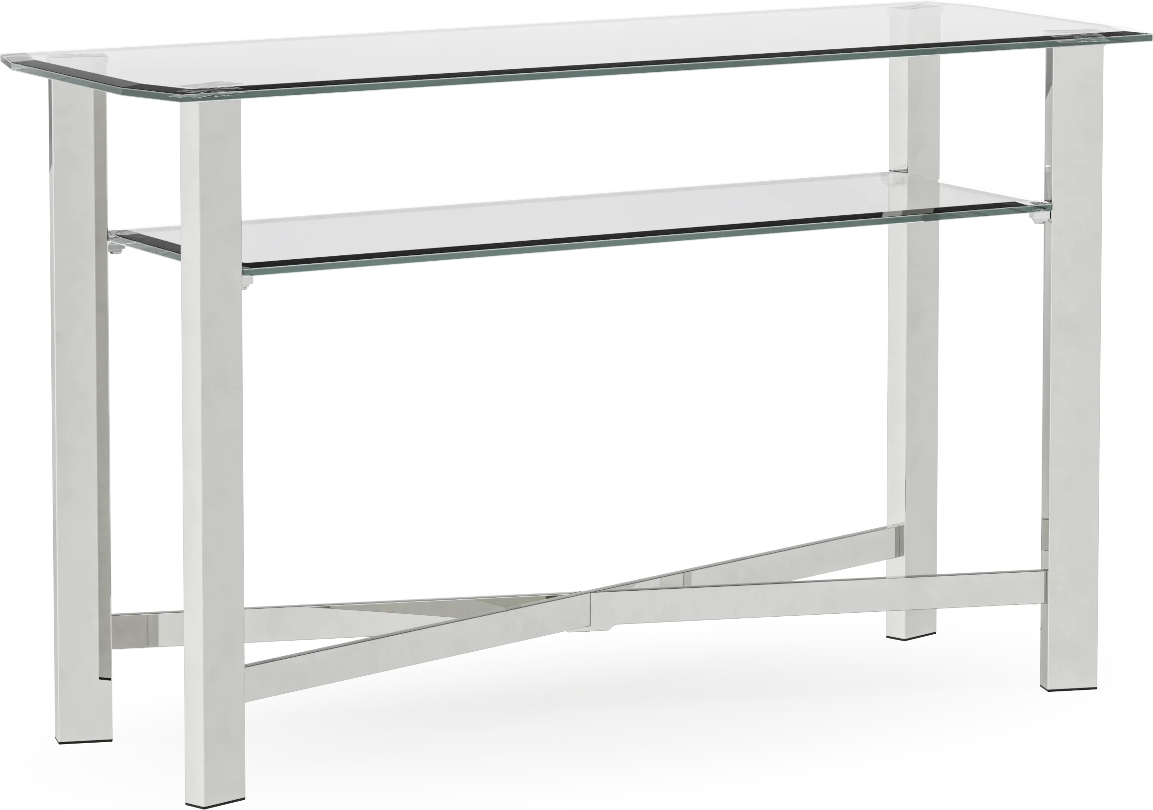 Teagan Silver Sofa Table - Thumbnail - Image 1