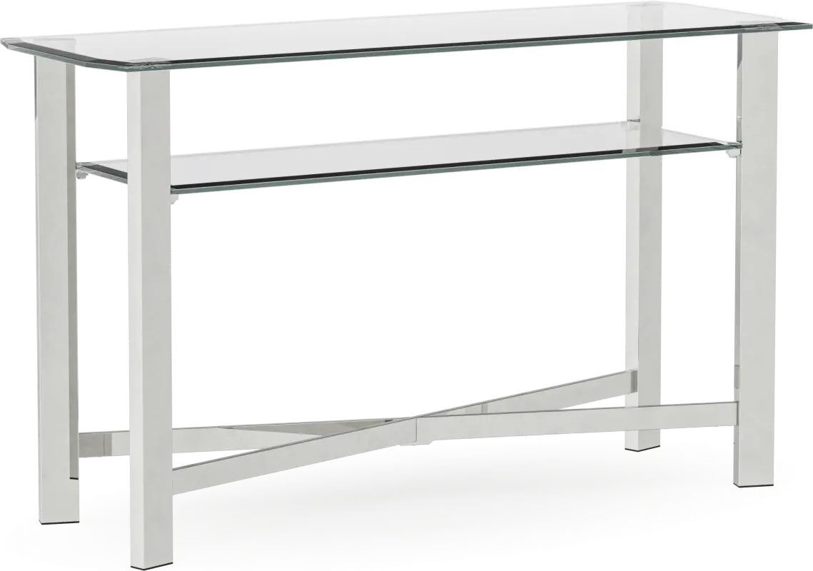 Teagan Silver Sofa Table