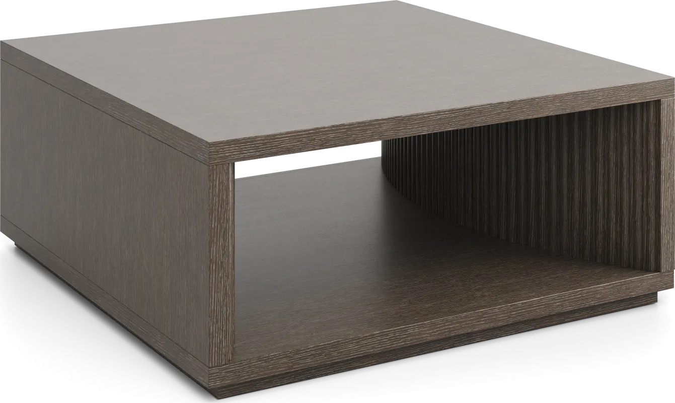 Eastchester Brown Square Cocktail Table