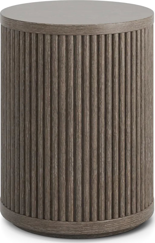 Eastchester Brown Chairside Table