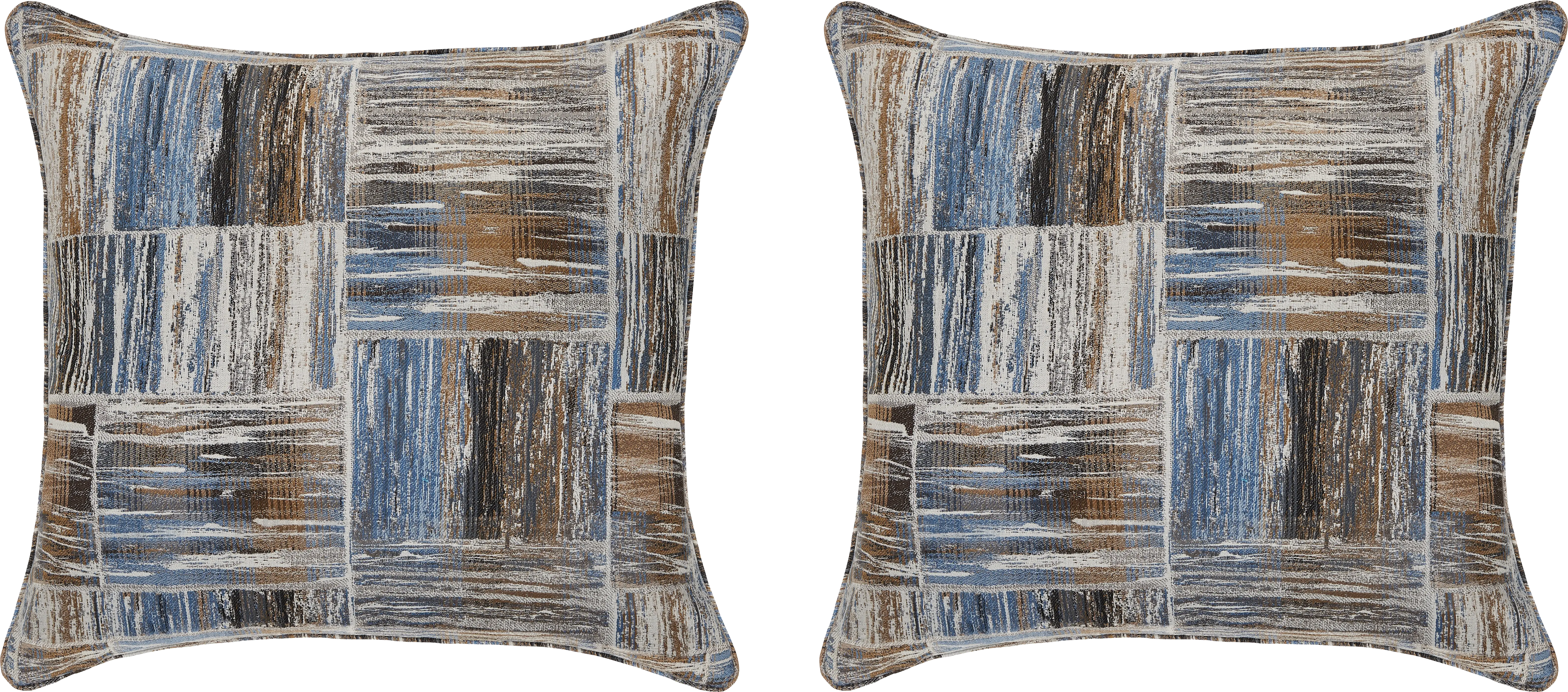 Crafted Navy Toss Pillow Pair - Thumbnail - Image 1