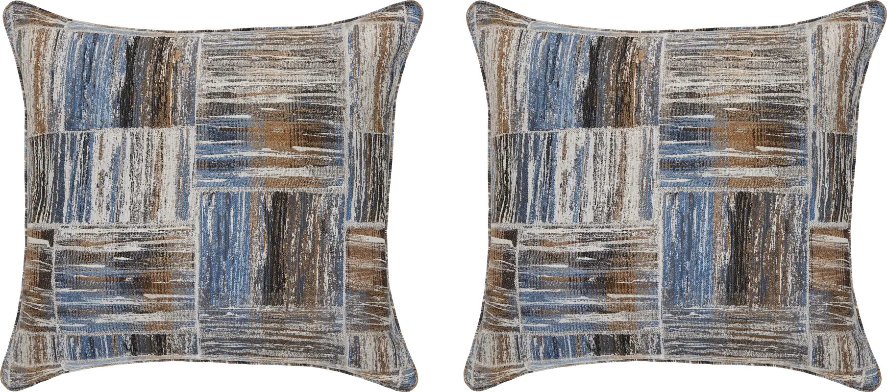 Crafted Navy Toss Pillow Pair