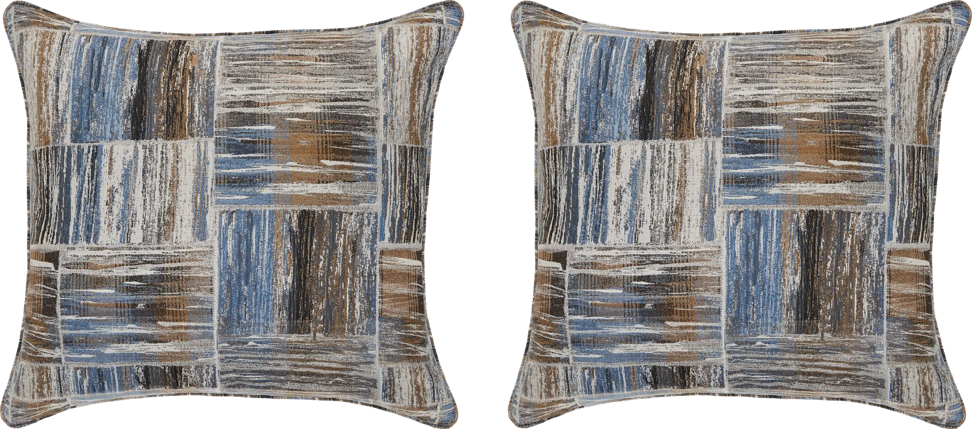 Crafted Navy Toss Pillow Pair - Image 1