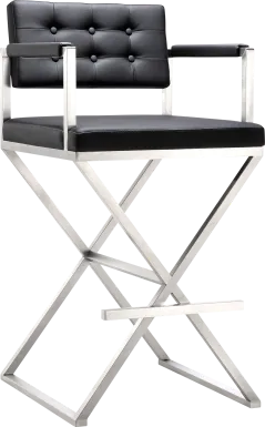 Director Black Barstool