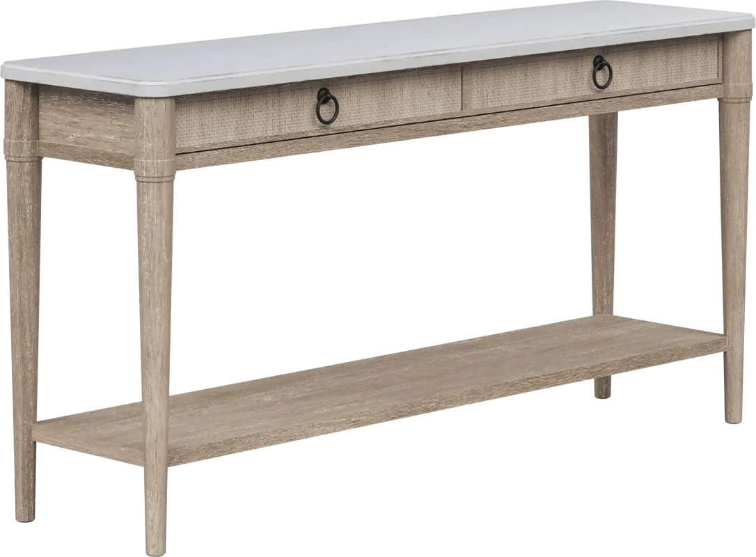 Oakwood Terrace Sand Sofa Table