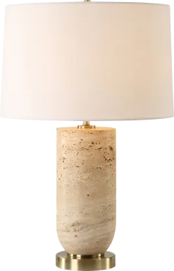 Dean Estates Beige Lamp
