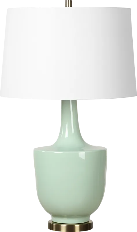 Peoria Loop Green Lamp