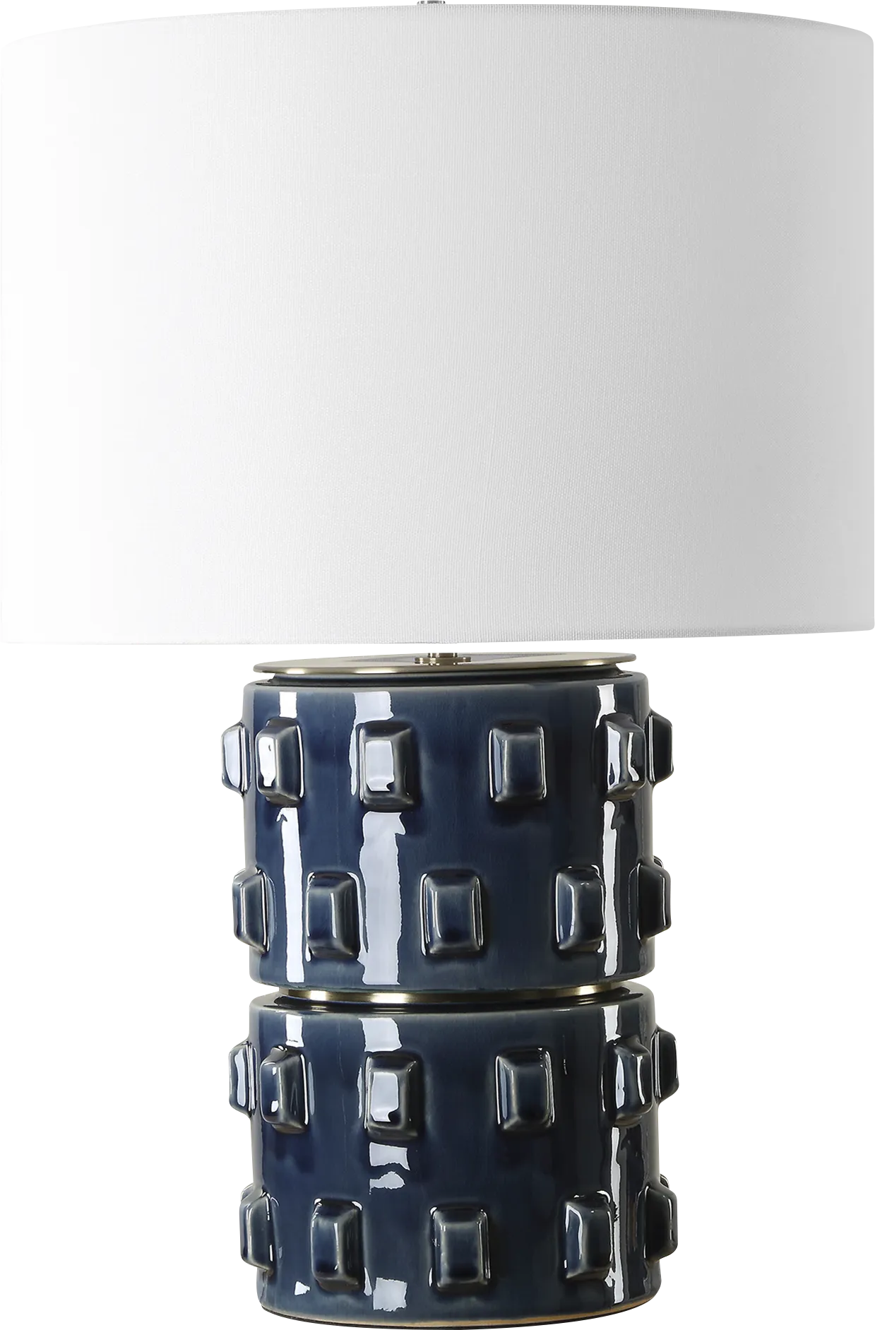 Lanark Hollow Blue Lamp - Thumbnail - Image 1