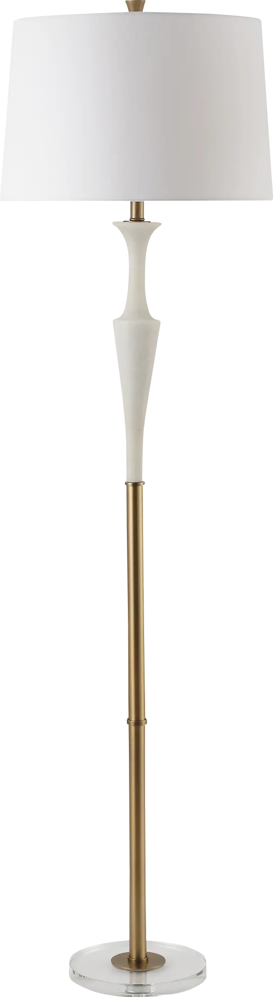 Ivanhoe Alley Brass Floor Lamp