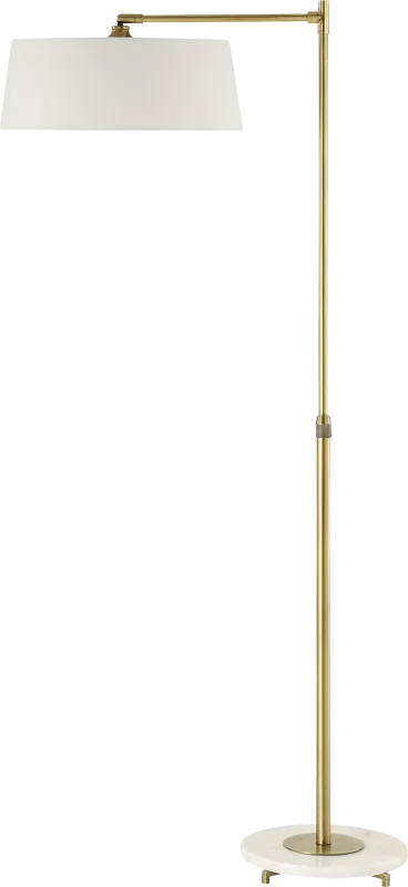 Galster Road Brass Floor Lamp